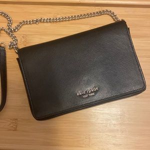 Kate Spade black crossbody - good condition
